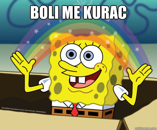 boli me kurac   Spongebob rainbow