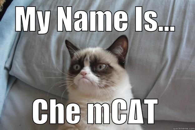 MY NAME IS... CHE MCΔT Grumpy Cat