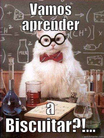 VAMOS APRENDER A BISCUITAR?!... Chemistry Cat