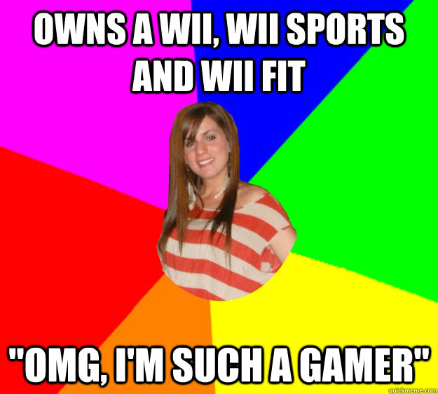 Owns a Wii, Wii Sports and Wii Fit 