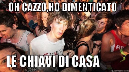  OH CAZZO,HO DIMENTICATO   LE CHIAVI DI CASA          Sudden Clarity Clarence