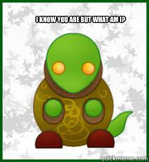 I know you are but what am I? - I know you are but what am I?  Contrary Tonberry