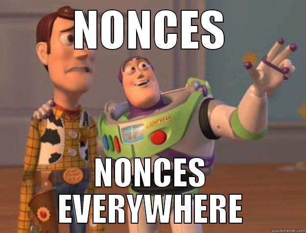 NONCES NONCES EVERYWHERE Toy Story