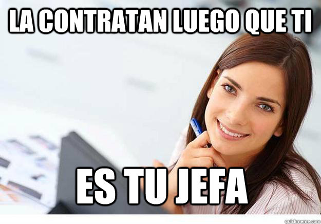 la contratan luego que ti es tu jefa - la contratan luego que ti es tu jefa  Hot Girl At Work