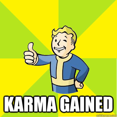  Karma Gained  Fallout new vegas