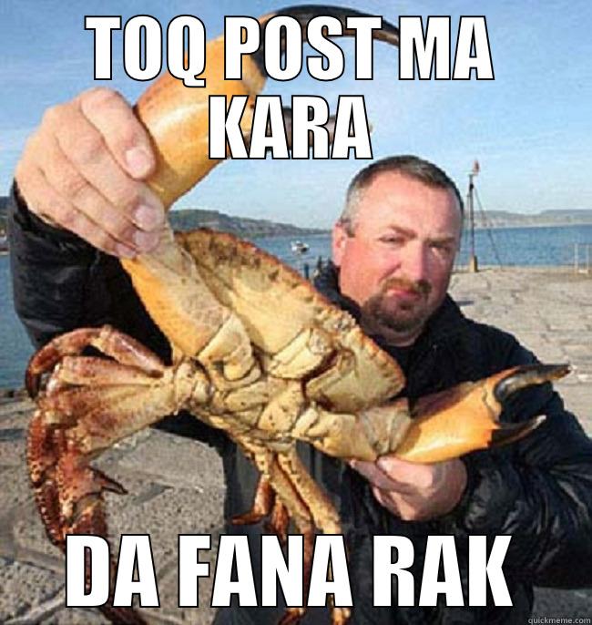 TOQ POST MA KARA DA FANA RAK Misc