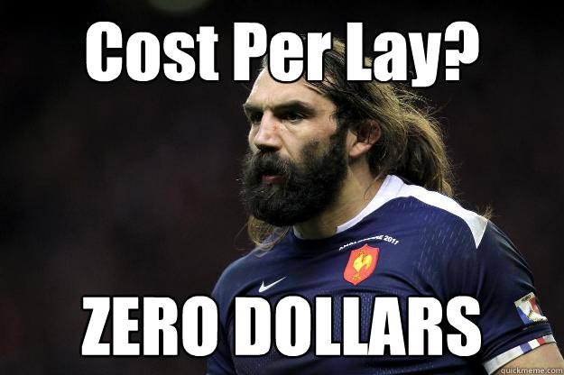 Cost Per Lay? ZERO DOLLARS - Cost Per Lay? ZERO DOLLARS  Uncle Roosh