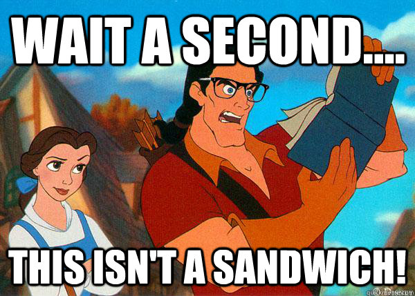 Wait a second.... This isn't a sandwich!  Hipster Gaston 2