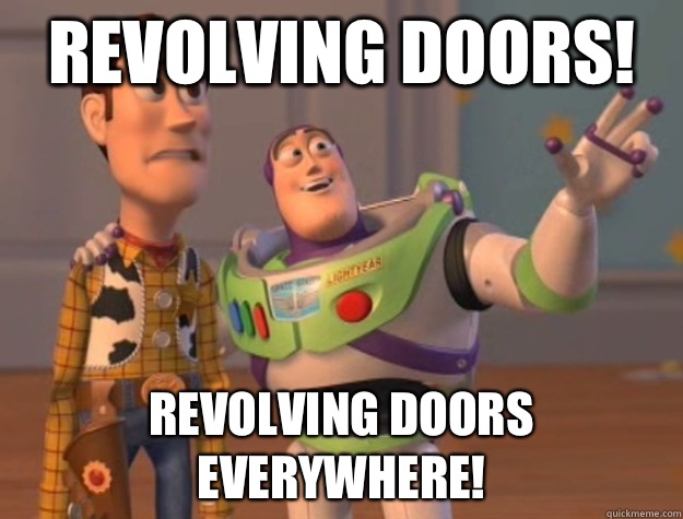 Revolving Doors! Revolving Doors Everywhere! - Revolving Doors! Revolving Doors Everywhere!  Buzz Lightyear