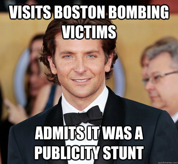 Visits boston bombing victims admits it was a publicity stunt - Visits boston bombing victims admits it was a publicity stunt  Misc