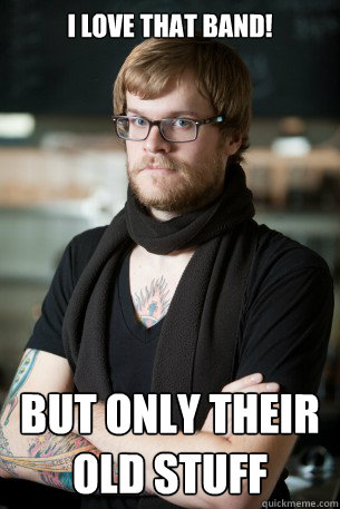 i love that band! but only their old stuff  Hipster Barista