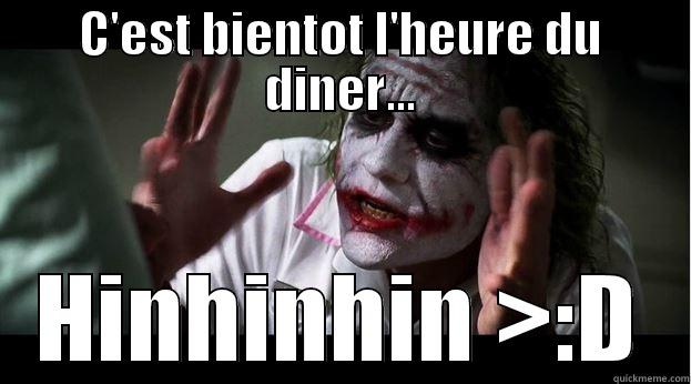 C'EST BIENTOT L'HEURE DU DINER... HINHINHIN >:D Joker Mind Loss