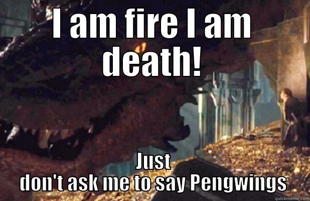 I AM FIRE I AM DEATH! JUST DON'T ASK ME TO SAY PENGWINGS Misc