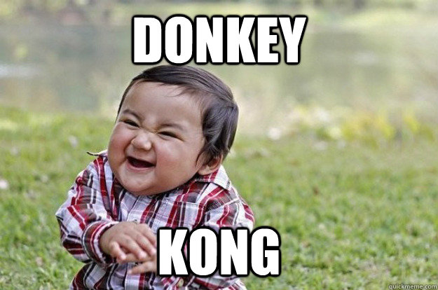 donkey kong  Evil Toddler