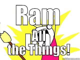 RAM UP ALL THE THINGS! All The Things