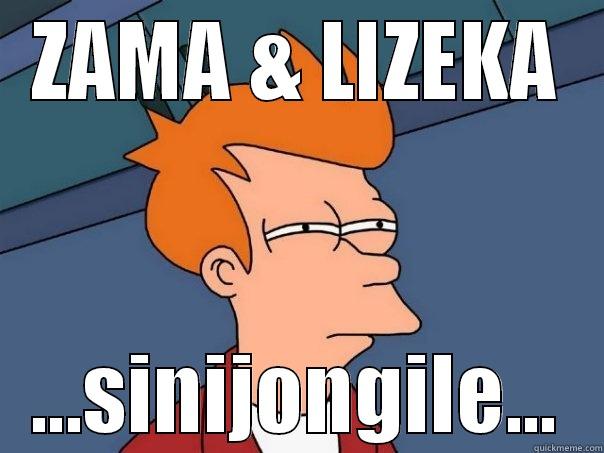 ZAMA & LIZEKA ...SINIJONGILE... Futurama Fry