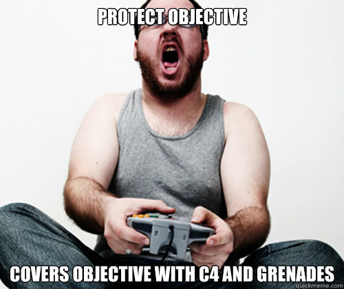 Protect objective Covers objective with c4 and grenades - Protect objective Covers objective with c4 and grenades  Online Gamer Logic