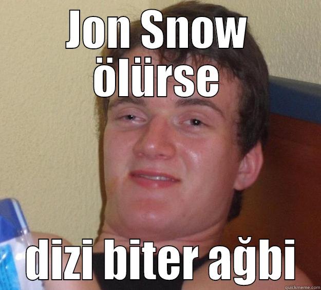 JON SNOW ÖLÜRSE  DIZI BITER AĞBI 10 Guy