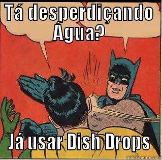 TÁ DESPERDIÇANDO ÁGUA? JÁ USAR DISH DROPS Slappin Batman