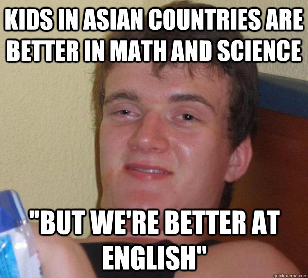 kids in asian countries are better in math and science 