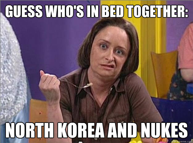 Guess who's in bed together: North Korea and Nukes  
