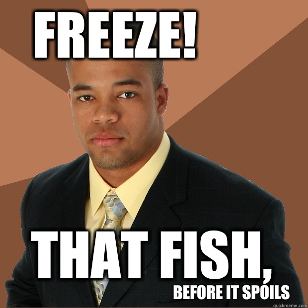 Freeze! That fish, Before it spoils - Freeze! That fish, Before it spoils  Successful Black Man