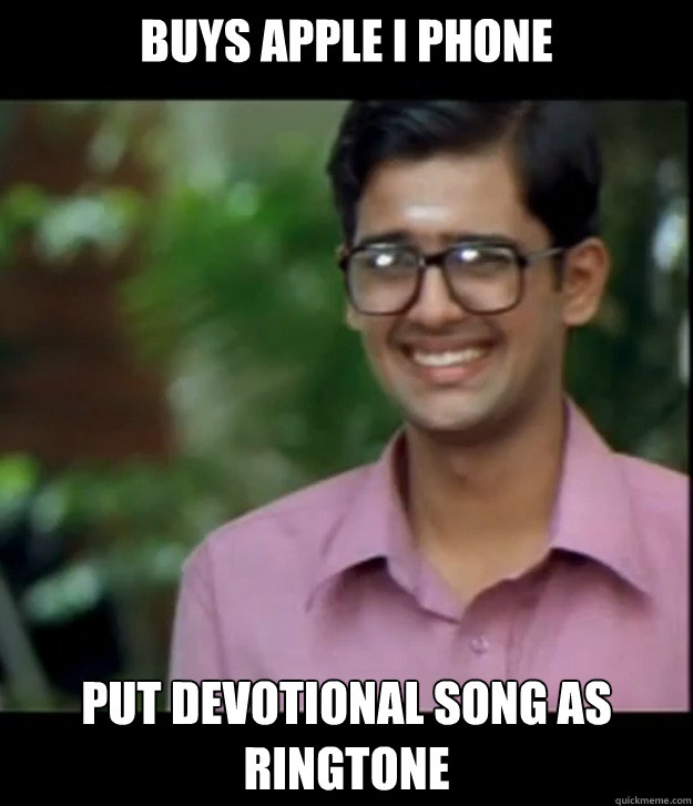 BUYS Apple I PHONE put devotional song as ringtone  Smart Iyer boy