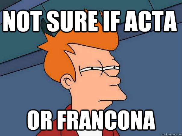 Not sure if Acta or Francona   Futurama Fry