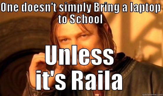 Raila trolled - ONE DOESN'T SIMPLY BRING A LAPTOP TO SCHOOL UNLESS IT'S RAILA Boromir