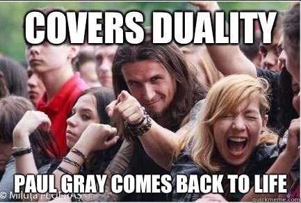 Covers duality  Paul Gray comes back to life  Ridiculously Photogenic Metalhead