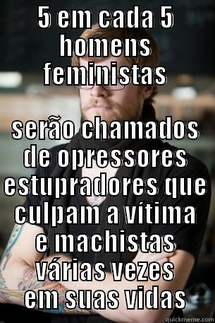 5 EM CADA 5 HOMENS FEMINISTAS SERÃO CHAMADOS DE OPRESSORES ESTUPRADORES QUE CULPAM A VÍTIMA E MACHISTAS VÁRIAS VEZES EM SUAS VIDAS Hipster Barista