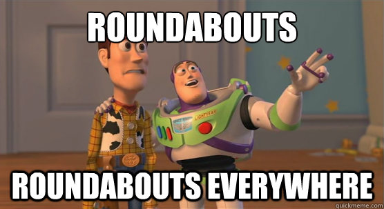 roundabouts roundabouts everywhere  Toy Story Everywhere