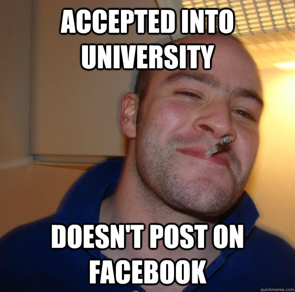 Accepted Into University  doesn't post on facebook - Accepted Into University  doesn't post on facebook  Misc