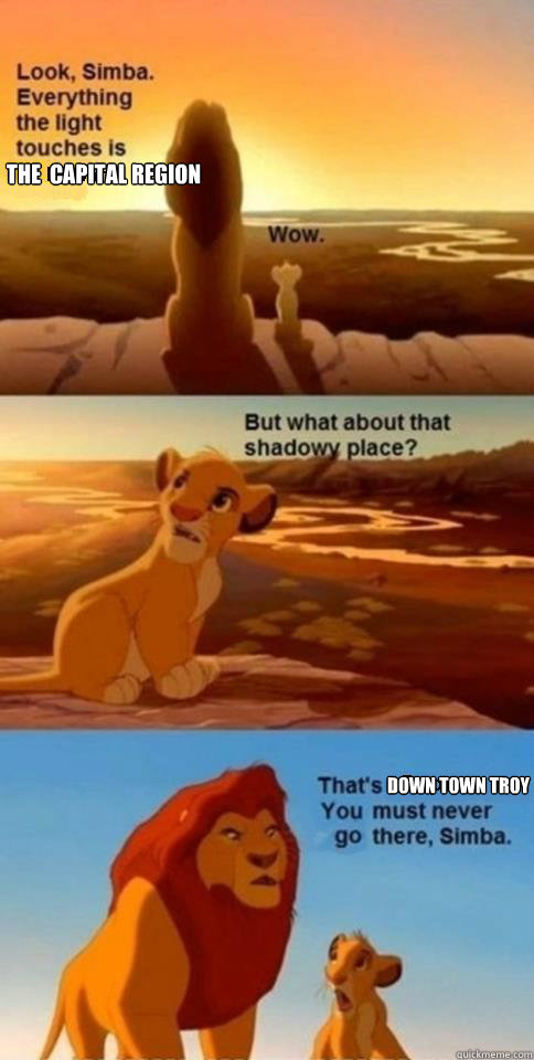 The  Capital Region Down Town Troy   Everything the Light Touches