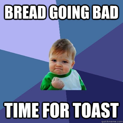 Bread going bad Time for toast - Bread going bad Time for toast  Success Kid