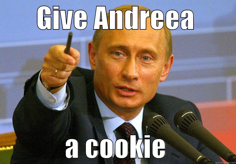 GIVE ANDREEA A COOKIE Misc