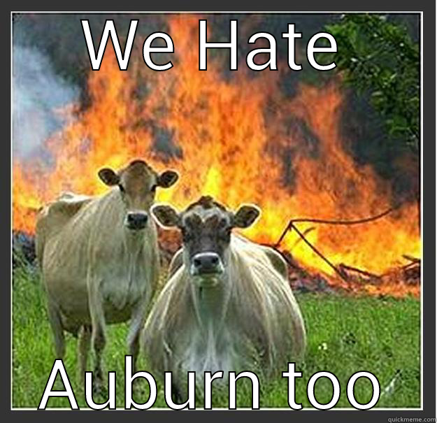 WE HATE AUBURN TOO Evil cows