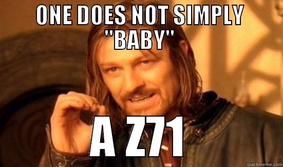 ONE DOES NOT SIMPLY 