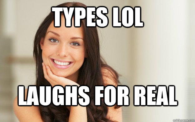 Types LOL  Laughs For Real  Good Girl Gina