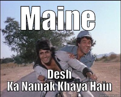 Desh Ka Namak - MAINE DESH KA NAMAK KHAYA HAIN Misc