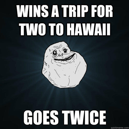 wins a trip for two to hawaii goes twice  