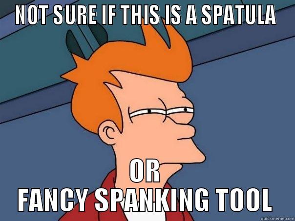 NOT SURE IF THIS IS A SPATULA OR FANCY SPANKING TOOL Futurama Fry