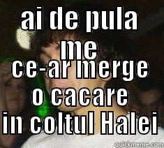 AI DE PULA ME CE-AR MERGE O CACARE IN COLTUL HALEI Misc