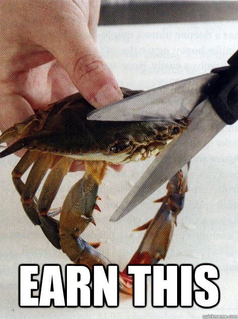  Earn this  Optimistic Crab