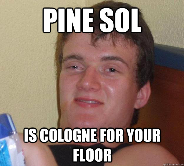 Pine sol is cologne for your floor  10 Guy