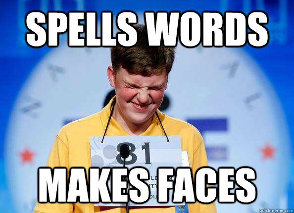 spells words makes faces - spells words makes faces  SpellingFace