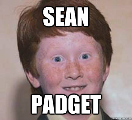 sean padget  Over Confident Ginger