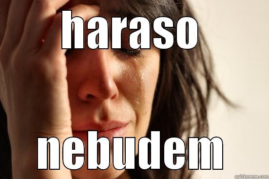 HARASO NEBUDEM First World Problems