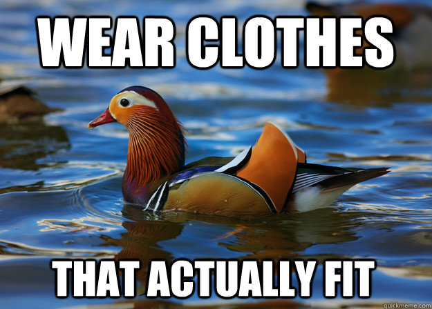 Wear Clothes  That actually fit - Wear Clothes  That actually fit  Fashion Advice Mallard