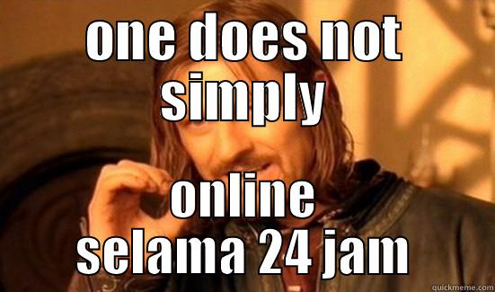 ONE DOES NOT SIMPLY ONLINE SELAMA 24 JAM Boromir